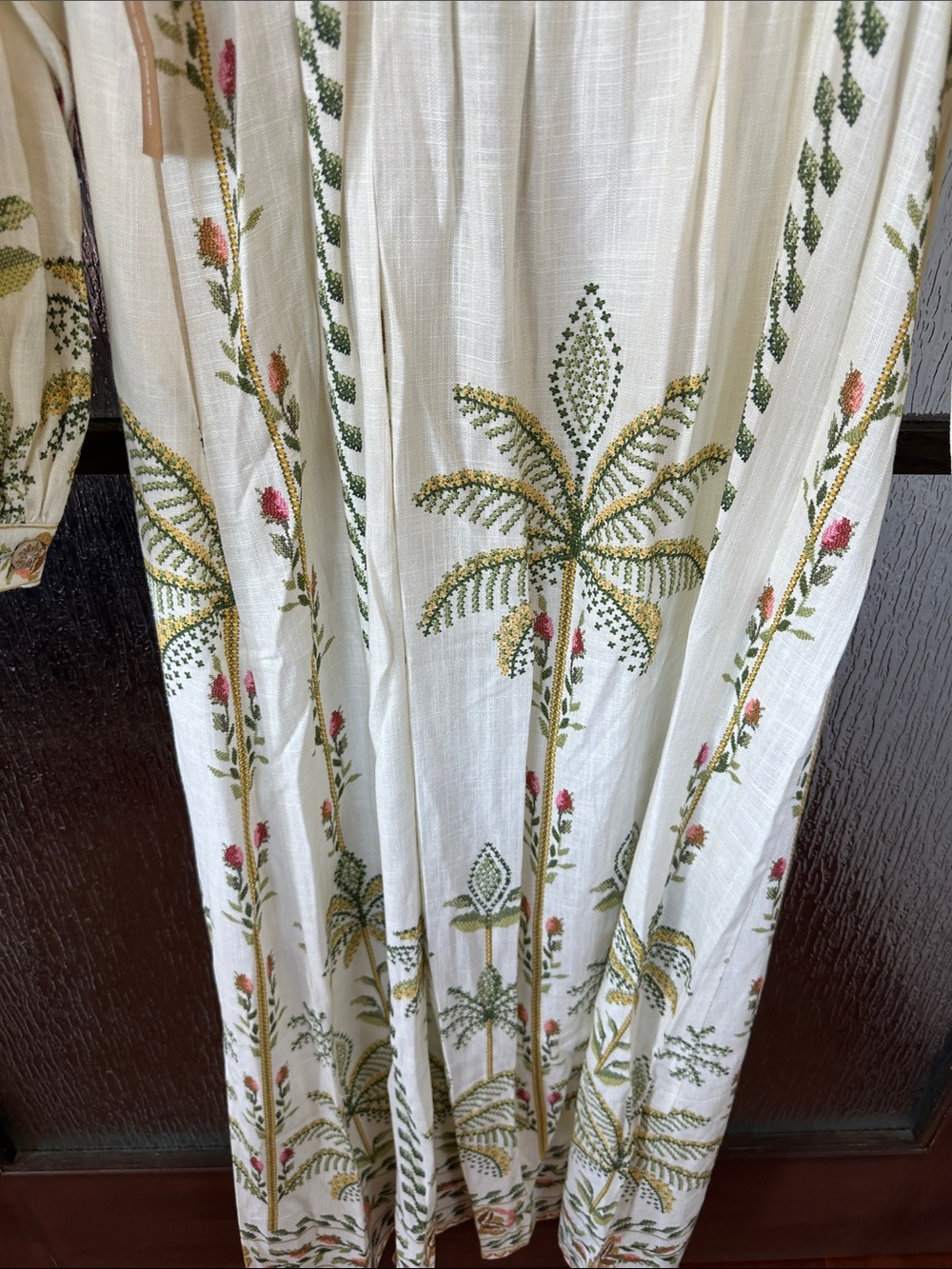 Few Moda ANAYA Raquel Dress Women's White Embroidered Maxi Dress size 8 - Picture 15 of 15